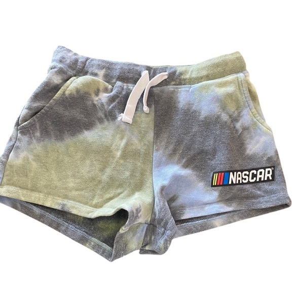 Daytona Nascar Graphic cotton blend tie dye sweats sweatshirt shorts lounge set - Picture 4 of 6